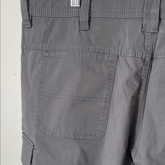 Copper & Oak Supply Co. Men's Venture Ripstop Stretch Cargo Short Gray 38 /Z8 - Picture 3 of 13